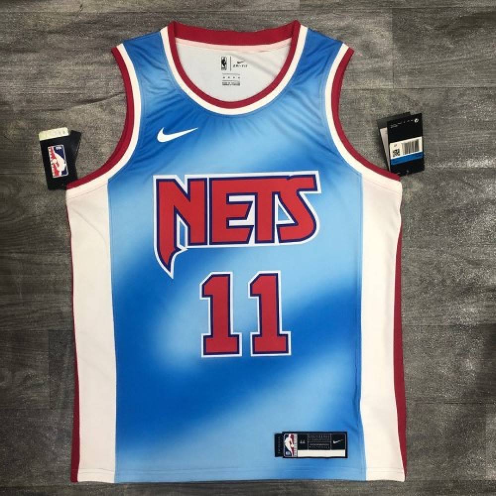Men's Brooklyn Nets Kyrie Irving #11 Blue 2020/21 Swingman Jersey - Classic Edition-Pro Kit Vault | Brand New 26/27 Sports Jerseys